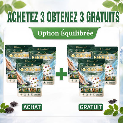 法☘️ GreenFeel® Berbérine, Moringa & Venin d’Abeille – Perles Détox Minceur pour Bain de Pieds, soutenant la gestion du poids, le drainage lymphatique, une circulation saine, le bien-être féminin et une peau visiblement plus ferme. 🔥