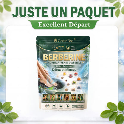 法☘️ GreenFeel® Berbérine, Moringa & Venin d’Abeille – Perles Détox Minceur pour Bain de Pieds, soutenant la gestion du poids, le drainage lymphatique, une circulation saine, le bien-être féminin et une peau visiblement plus ferme. 🔥