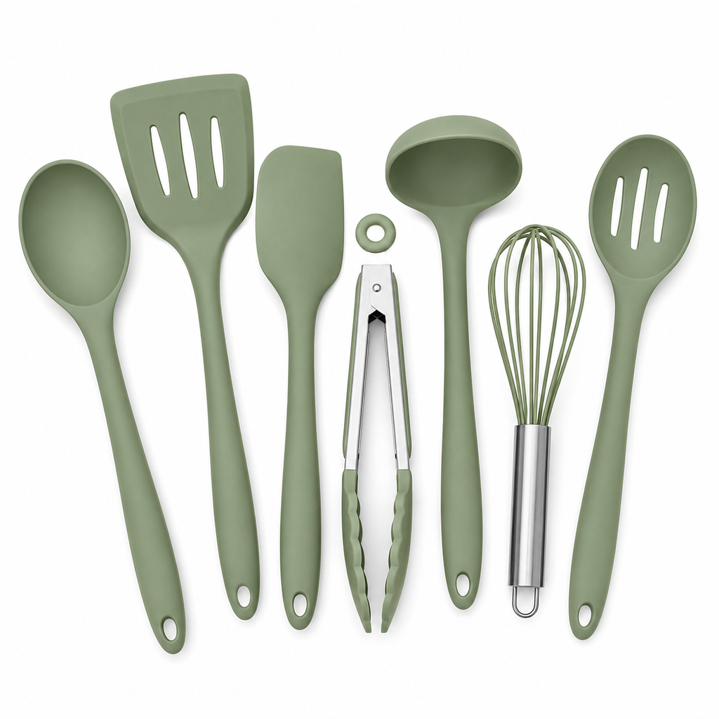 lovyie™ Heat-Resistant Silicone Utensil Set